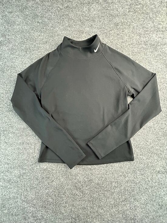 Nike Tops - Nike Pro Dri-FIT Mock Neck Compression Training Shirt Black Women's Medium
